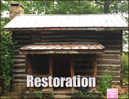 Historic Log Cabin Restoration  Batavia, Ohio